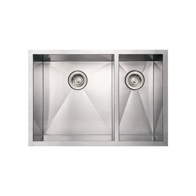 29" L x 20" W Double Basin Undermount Kitchen Sink