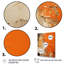 Orange abstrait, art chaos de feu II - art mural abstrait-1471938848-1471938851