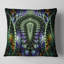 Motif unique de fractale colorée - coussin imprimé abstrait-30719723-30719719