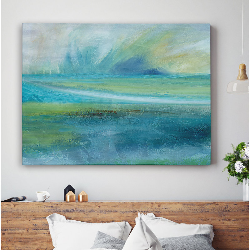 Éclaboussure de soleil, H 30 po x l 40 po x P 1,5 po, Toile tendue