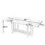 Table de salle à manger extensible de 82 po avec table à tréteaux et dessus amovible 12 po Topmax Rustic-398453512