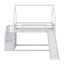 Lit superposé avec glissière convertible House, escalier de rangement pouvant être placé à gauche ou à droite-2122007544