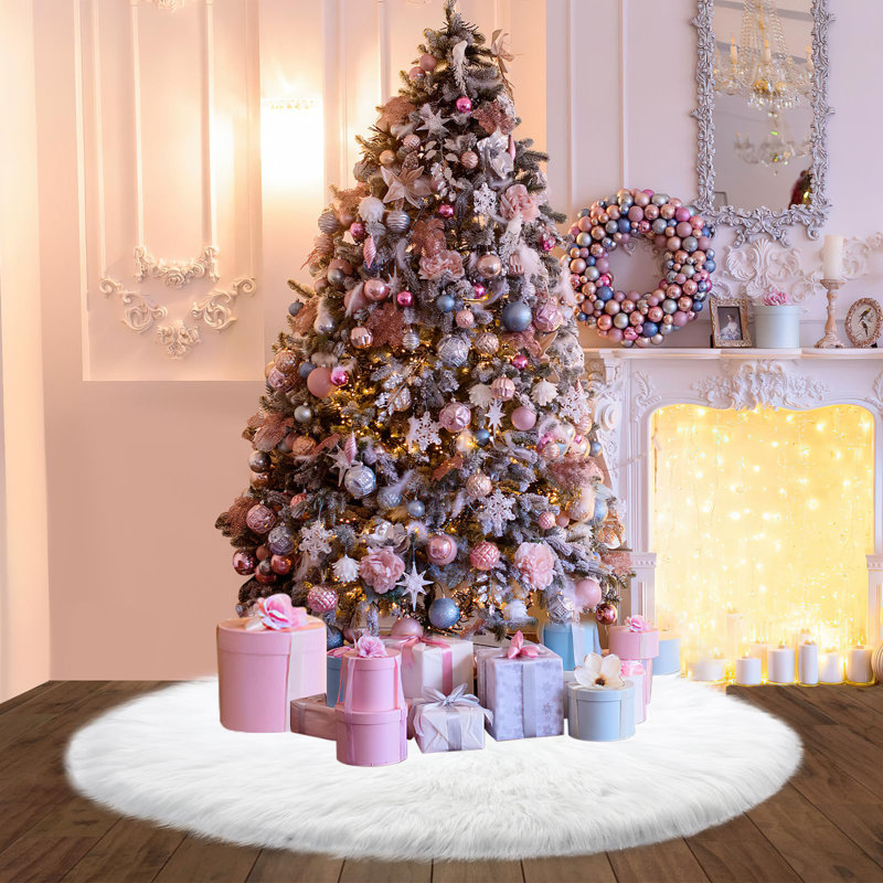 Jupe d'arbre de Noël luxueuse, 48"