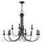 Grand lustre 2 niveaux 12 lumières bronze-2138923547-2138923544