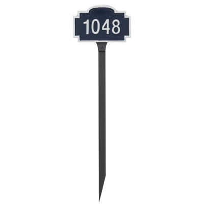 Chesterfield 1-Line Lawn Address Sign