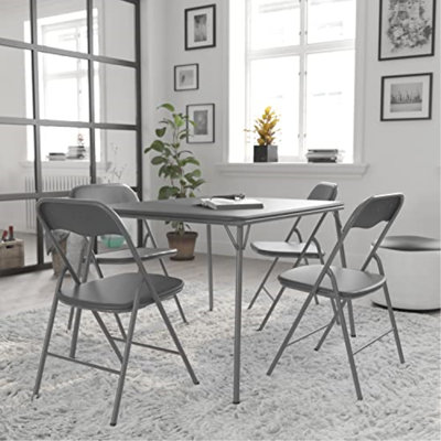 Ensemble 5 pièces de table et chaises Monroe