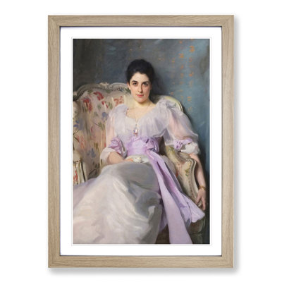 Lady Agnew of Lochnaw by John Singer Sargent - Framed Print