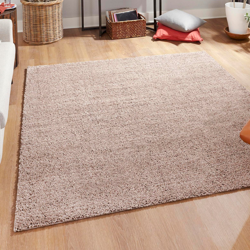 Tapis à poils longs Axerpolis Jill Zarin, Carré 7 pi 10 po