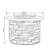 36'' Classic Round Fire Pit Table with Durable MgO and 50000 BTU Burner