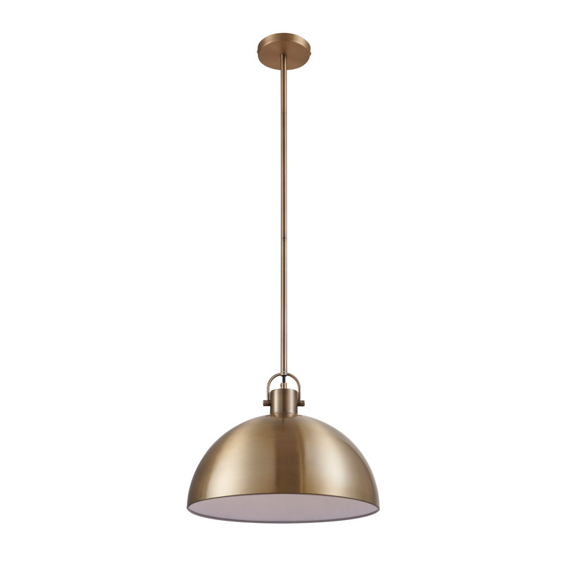 Luminaire suspendu en forme de dôme à 1 lumière Devondra