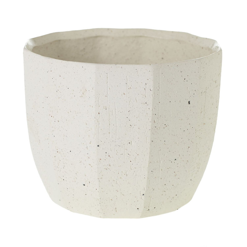 Pot à fleurs en céramique Christi Bona, H 6 po x l 7,5 po x P 7,5 po