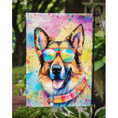 Drapeau de jardin Hippie Dawg