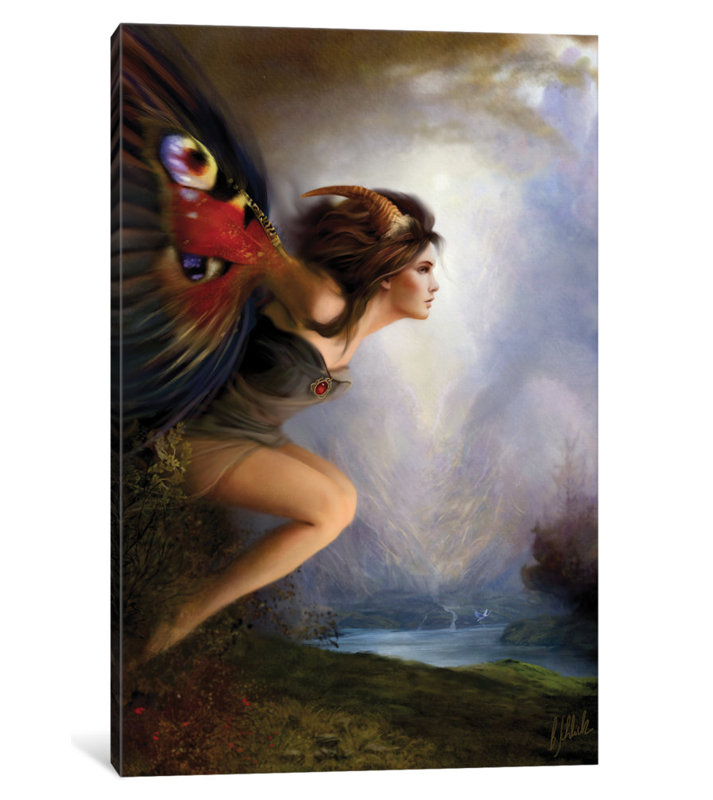 « poesie », impression sur toile, H 40 po x l 26 po x P 1,5 po