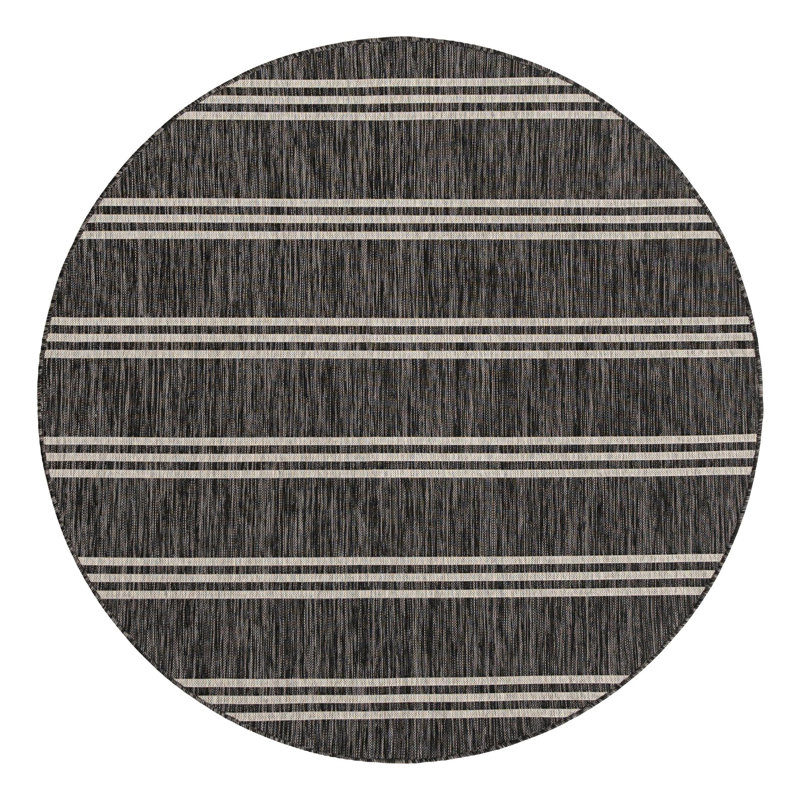Tapis intérieur / extérieur Jill Zarin Anguilla, Rond 6 pi