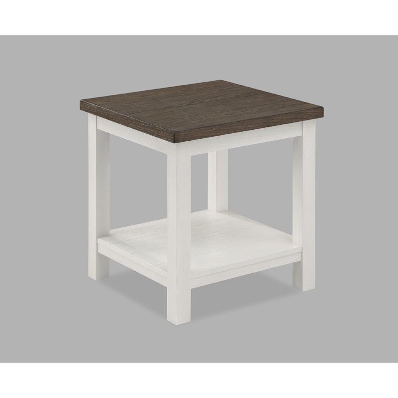 Table de bout en bois de style campagnard 1pc