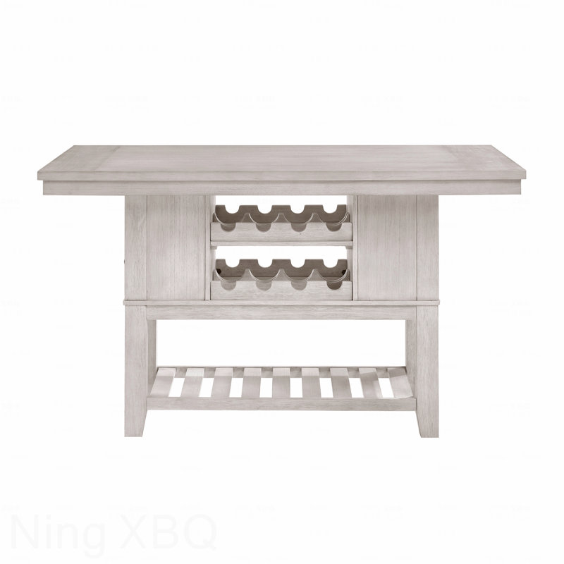 Tablettes de rangement à 2 tiroirs Modern Farmhouse