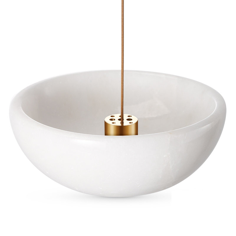 Marble Incense Burner Holder, Beige