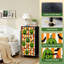 Commode à 4 tiroirs pour la chambre à coucher Summerween Halloween Watermelon O Lanterns Bats Orange