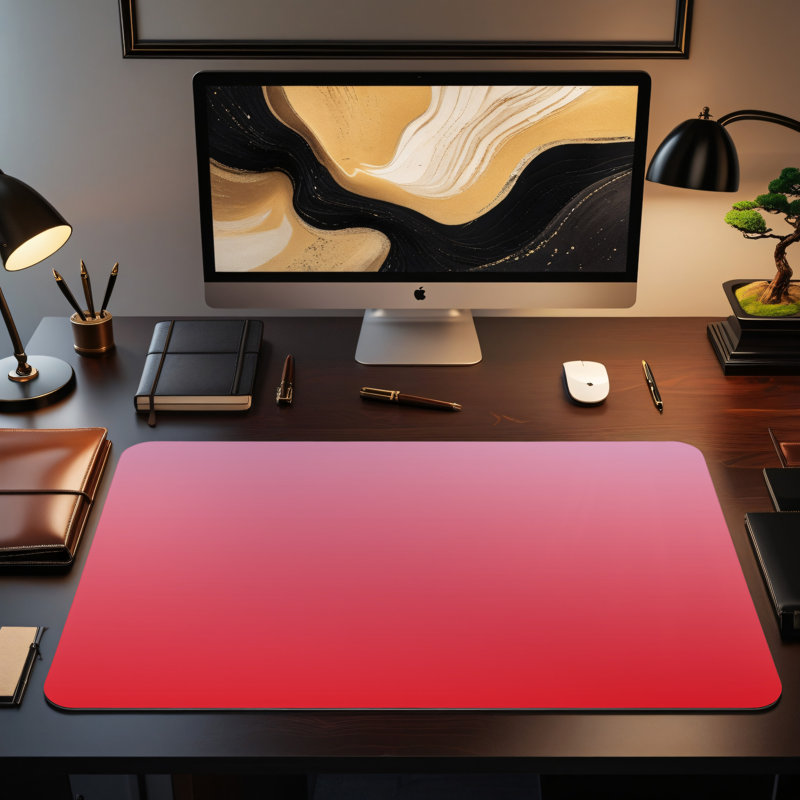 Polyester Desk Pad, 14.4x12.1