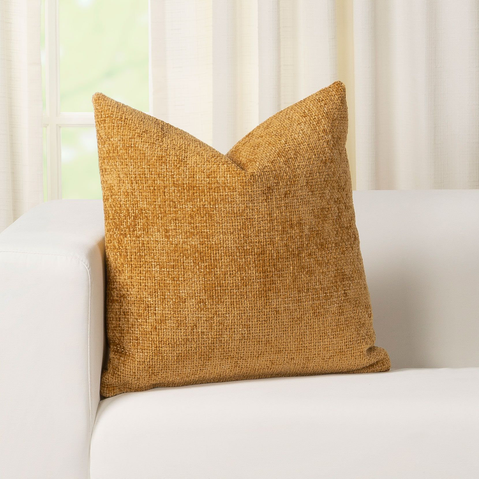 Lewellen Enchanted Woven Velvet Throw Pillow