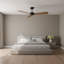 Visual Comfort Fan Paddle Smart 60 Indoor Ceiling Fan with Threaded Downrod, Oak ABS blades and Handheld Remote-1581087669-1581087673