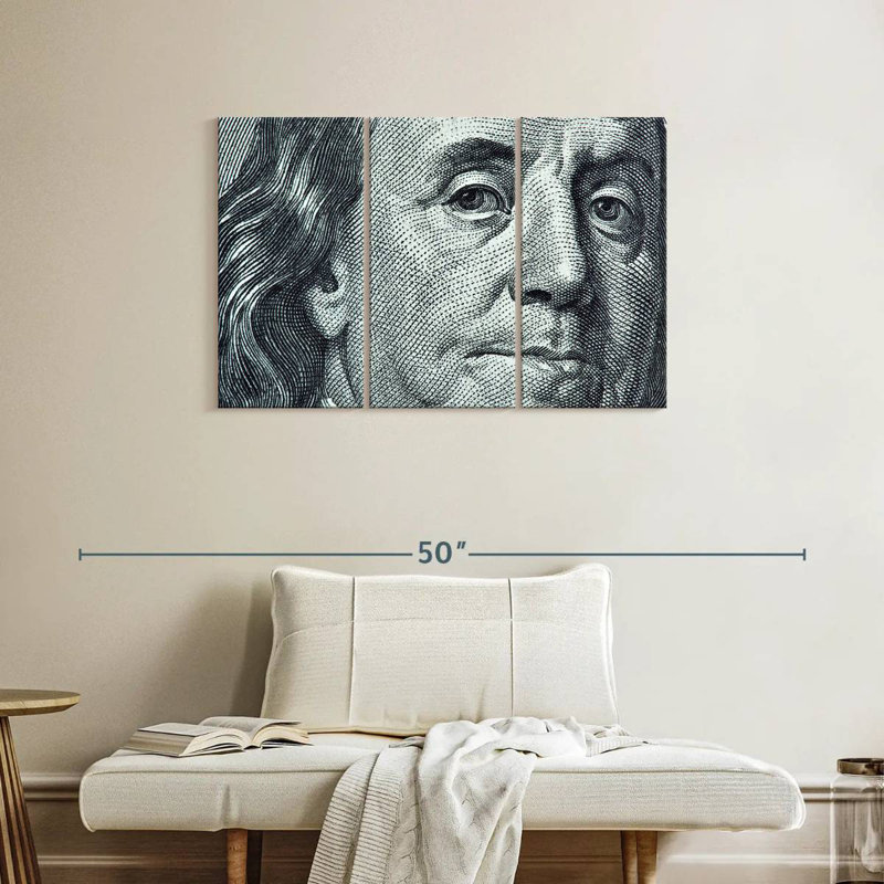 Leisha Benjamin Franklin, 24" H x 38" W