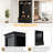 Versatile 4-in-1 Hall Tree with Hooks, Bench, Storage, and Drawers - 76.6''H-235995071