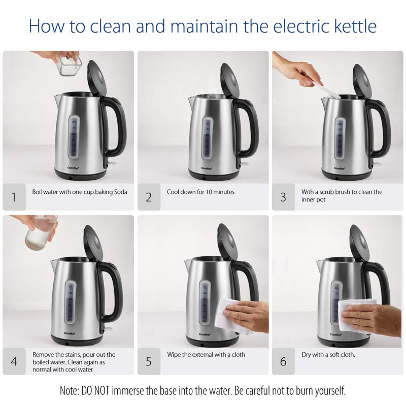 17 Stories 1.7L Stainless Steel Electric Tea Kettle