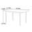Simple oval vintage dining table-930386103