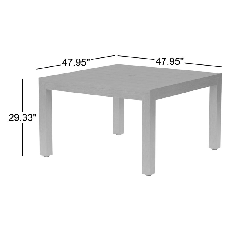 Redondo Outdoor Square Dining Table
