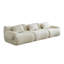 Canapé modulaire modulaire, canapé modulaire compressé, canapé de style minimaliste moderne, chambre à coucher, canapé compressé confortable - Design économe en espace - blanc-910470505-910470508-910470509