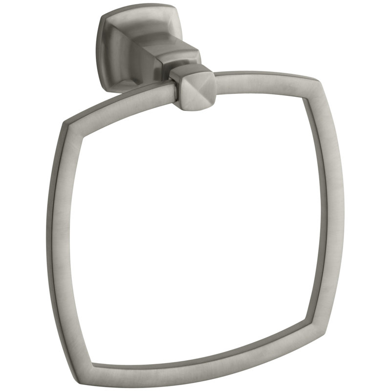 Margaux® Wall Mounted Towel Ring, Vibrant Brushed Nickel