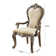 Myrrh Arm Chair (Set-2) in Antique Oak