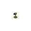 Deltana DSF3225U5 Floor Mount, Bumper, HD, Solid Brass in Antique Brass