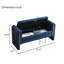 Banc rembourré avec accoudoirs et rangement-1429994114