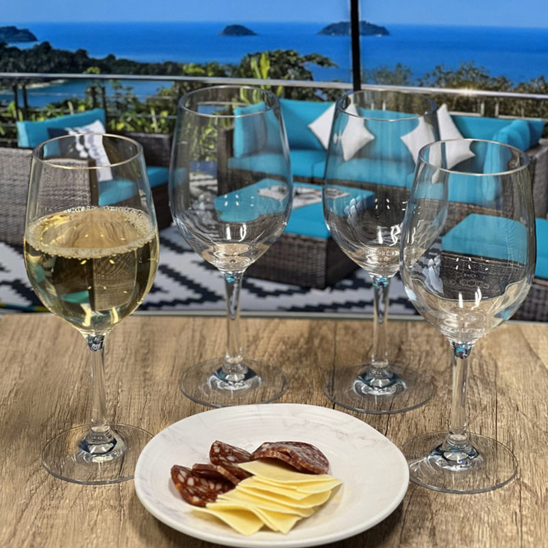 Verres à vin, 12 oz liq.