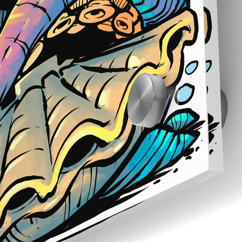 «Dive Bar On» par Flyland Designs Print, H 36 po x l 36 po x P 0,2 po