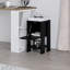 Atharv Bedside Table with Drop-Door Storage and Open Shelf for Versatile Living-102400642