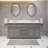 Derby 72'' Double Bathroom Vanity with Marble Top-2006357688
