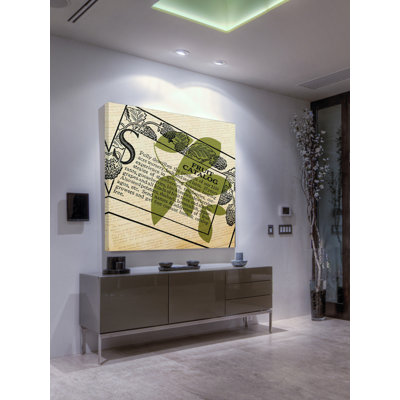 « transverse green 8 », reproduction d’art sur toile tendue