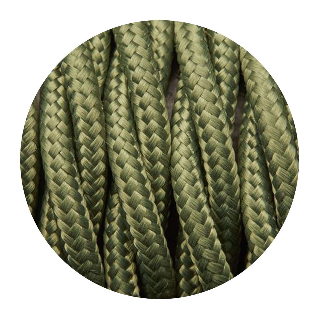 2Core Twisted Vintage Coloured 0.75Mm Braided Fabric Flexible Electrical UK Lighting Wire Cord / Cable