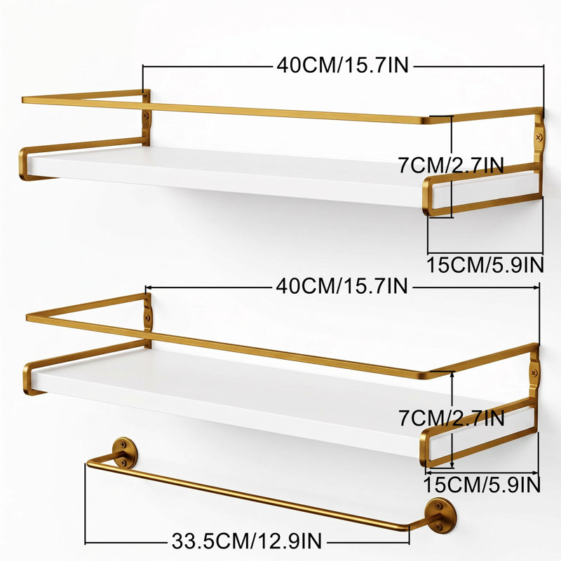 3 Piece Floating Shelf