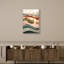 Oliver Gal Layers of Colors Abstract - Hand-Applied Glass Coat Framed Canvas Art-1015582888-1030448336