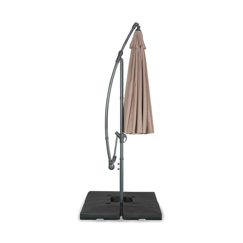 Conti 280cm Cantilever Parasol, Brown