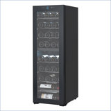 39 Bottle Compressor Wine Cooler Refrigerator, Dual Zone Compressor Cooling Wine Cooler Refrigerator with Adjustable Shelves & Digital Temperature Display, 41-64?, for Red White Wine, Champagne, Beer