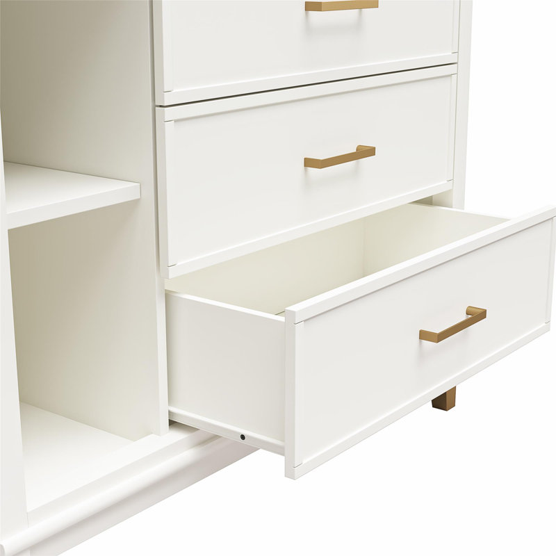 Tolland Secretary Desk, White