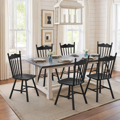 Daisy Solid Wood Side Chairs(Set Of 6)