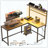 L Shaped Gaming Desk With Power Outlets, LED Lights, Monitor Stand, And CPU Shelf | Gift Idea-1948746827