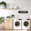Enseigne de buanderie décor 23,5 x 5,1 pouces, enseigne de salle de lavage décor
