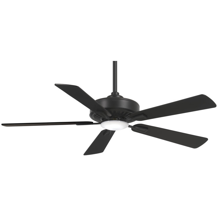 52" 5 - Blade LED Standard Ceiling Fan with Remote Control and Light Kit Included